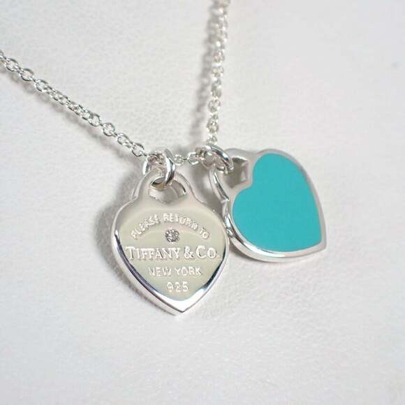 TIFFANY Authentic Silver Heart Necklace - Picture 4 of 9